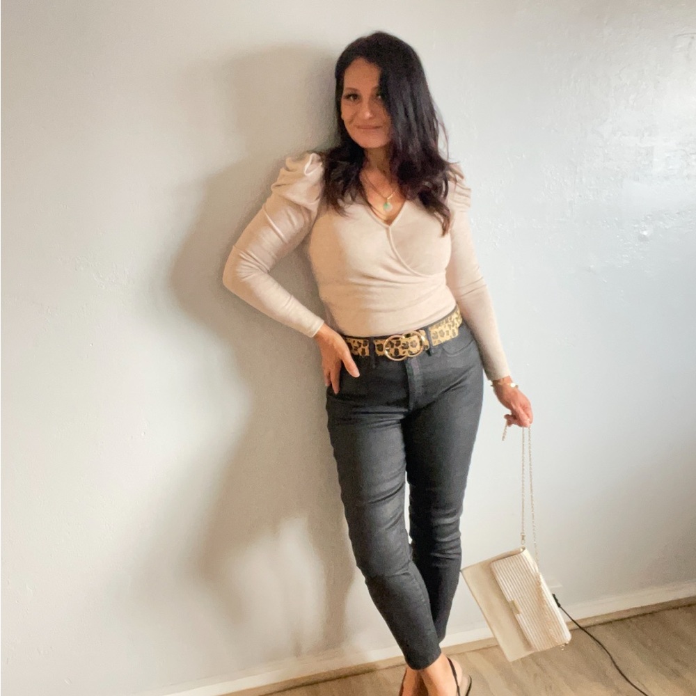 Madewell Women's coated Black Denim Jeans 32